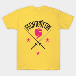 Fechtgottin (black) T-Shirt